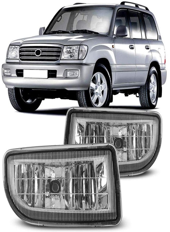 Winjet OEM Series for Toyota Land Cruiser 1998 1999 2000 2001 2002 2003 2004 2005 2006 2007 Driving Fog Lights + Switch + Wiring Kit - Image 1
